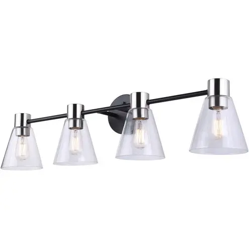 [FX-CV1274B] CANARM DAVINA 4L VANITY BN 