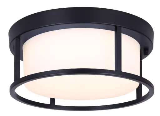 [FX-OC673BK] CANARM 20W LED O/DOOR F/MOUNT 