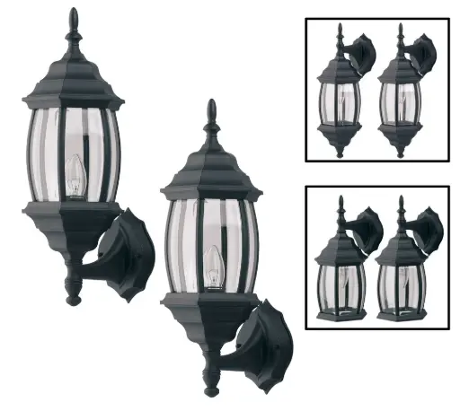 [FX-OC73T10] CANARM 2PK 1L OUTDOOR WALL 