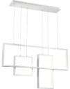 [FX-FR29637] QZ ASH 29637C RAINBOW LED CHANDELIER BRUSHED ALUMINUM